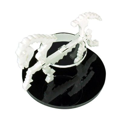 LITKO Skeletal Steed Character Mount | Warhorse Skeleton | Role Playing Games | Compatible with Dungeons & Dragons and Pathfinder Games (White, 50mm Circular Base)