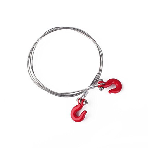 1/10 Scale Steel Wire Rope Trailer Rope for Axial SCX10 TRX-4 Car Truck Accessaries