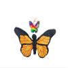 12 Plush Monarch Butterfly with Reversible Sequin Butterfly Keychain, Soft & Sparkly Stuffed Animal Toy for 3+ Year Old Kids, Great for Pretend Play, Nursery/Bedroom Decor view 2
