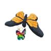 12 Plush Monarch Butterfly with Reversible Sequin Butterfly Keychain, Soft & Sparkly Stuffed Animal Toy for 3+ Year Old Kids, Great for Pretend Play, Nursery/Bedroom Decor view 4
