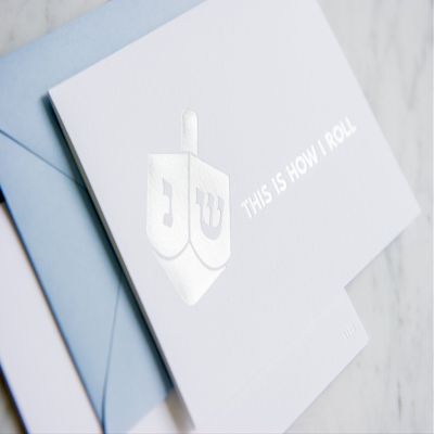 How I Roll Dreidel Silver Box Set