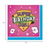 16Paper Napkins Happy Birthday Super Heroes One Size view 2