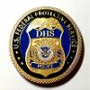 DHS Federal Protective Service Police Colorized Challenge Art Coin view 1