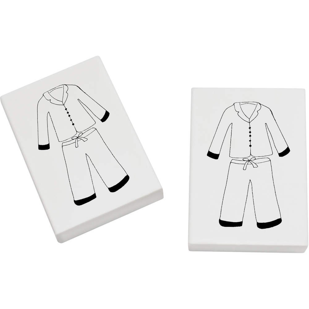 Azeeda 2 x 45mm 'Pyjamas' Erasers/Rubbers (ER00019287)