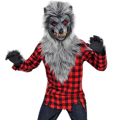Amscan Boys Hungry Howler Costume Set - XLarge (14-16), 1 Set - Haunting Party Wear Perfect for Halloween and Themed Party Fun