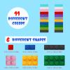 Building Blocks 1000 Pieces Classic Building Bricks Compatible with All Major Brands with 3 Baseplates Preschool Learning Educational Toy Present for Boys Girls Kids 6 7 8 9 10 11 12 Years Old view 4