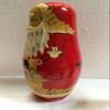6 pcs Russian Stacking Santa Dolls Textured Christmas view 2