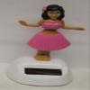 Solar Powered Dancing Hulu Girl (Pink) view 1