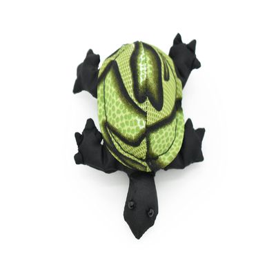 Turtle, Green, Reptiles, Hand Made, Thailand Sand Creatures, Toy, Paper Weight, Bean Bag, Cornhole 3" TH5 BB67