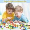 250 Pcs Tubular Pipes & Spout STEAM Interlocking Educational Building Blocks Set, Kids Tube Locks Construction Set with Storage Box, Idea Book, Preschool Educational Toy Gift for Toddlers Age 3+ view 3