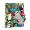 eeBoo: Secret Sloth Hardcover Journal with lock and key, Perfect Way to Practice Gratitude and Mindfulness, Foil Cover and Spine, Perfect for Ages 5 and up view 1