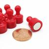 24 Magnetic Push Pins Miniature Game Piece Pawn Magnet Useful for Fridge, Office, Map Magnets, Kitchen Magnets, Whiteboard Magnets, Photo Magnets, Fun Colorful Classroom Magnets Pawn Style (Red-24pcs) view 2