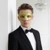Coddsmz Couple Masquerade Masks Metal & Plastic Venetian Party Mask Set (Gold+Gold) view 4