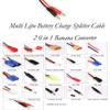 Padarsey RC Lipo Battery Charger Adapter with Multi Plug Squid Charger Adapter to 4.0mm Banana Bullet Connector for TRX, Tamiya, EC3, JST, Futaba, XT60, T- Dean (20 in 1) view 2