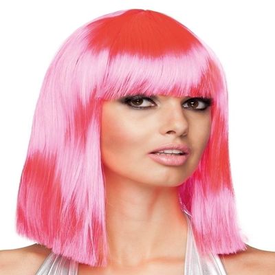 Boland 85763 Neon Pink Wig