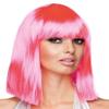 Boland 85763 Neon Pink Wig view 1