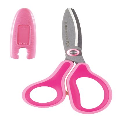 PLUS Japan Fitcut Curve Kids Scissors, Right-Handed, Pink