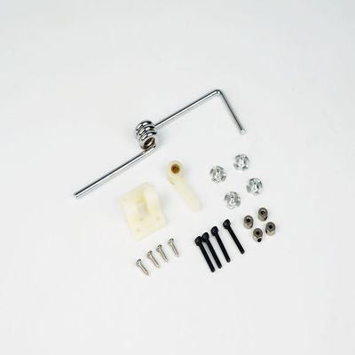 15/20/ 40 Class Aluminum Steel Wire Scale Landing Gear; 20/40 Class Front/Tail Landing Skid; Foam/PU Wheels Combo Set for RC Flying Airplane (FS-40)