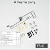 15/20/ 40 Class Aluminum Steel Wire Scale Landing Gear; 20/40 Class Front/Tail Landing Skid; Foam/PU Wheels Combo Set for RC Flying Airplane (FS-40) view 2