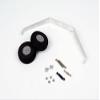 15/20/ 40 Class Aluminum Steel Wire Scale Landing Gear; 20/40 Class Front/Tail Landing Skid; Foam/PU Wheels Combo Set for RC Flying Airplane (LGA-20) view 1