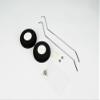 15/20/ 40 Class Aluminum Steel Wire Scale Landing Gear; 20/40 Class Front/Tail Landing Skid; Foam/PU Wheels Combo Set for RC Flying Airplane (LGW-40) view 1