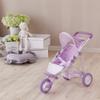 Olivia's Little World Baby Doll Jogging-Style Stroller with Canopy, Seatbelt and Storage Space, Purple and White view 4