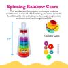 Toddler Tested Spinning Stacker Toy - Rainbow Ring Stacker Montessori Baby Toys for 15 Months+ - Sensory & Learning Toys for Toddlers for Boys & Girls view 3