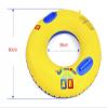 39 inch Yellow Swimming Rings for Adults Teens, Inflatable Swimming Pool Float Portable Swim Ring Floating Tube with Handles Summer Outdoor Beach Pool River Sea Party Lounger Rafts Swim Toys view 4
