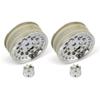 Associated 41051 CR12 Wheel Set Chrome view 1