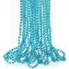Amscan Light Blue Bead Necklaces, 30 Inch (Pack of 50) - Vibrant, Perfect for Weddings, Parties, Events, Gatherings, and Gifts view 1