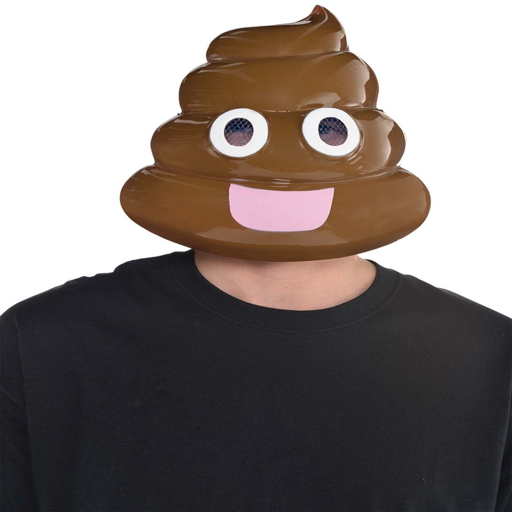 amscan 848735 Halloween Poophead Mask-1 Pc