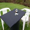 Felt Poker Table covers that fits any Lifetime folding table - Custom made to order - casino green, black, blue, purple, brown, tan or red (Black, 8 ft rectangle 96 * 30) view 4
