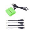 Fytoo New 4-in-1 Charger&4pcs Conversion line for XS809 XS809HC XS809HW XS809W XS809S E58 S168 YH-19 YH-19HW SG700 DM107S S169 JY019 Four-axis Aircraft Lithium Battery Charger view 1