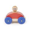 3 Piece Tegu Magnetic Racer Building Block Set, Poppy Big Top view 3