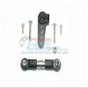 GPM For Losi 1/6 Super Baja Rey 4X4 Desert Truck Upgrade Parts Aluminum Servo Horn With Stainless Steel Adjustable Tie Rod - 1 Set Black view 1