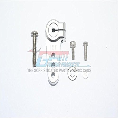 Aluminum Adjustable 15T Servo Horn For LOSI 1:6 4WD Super Baja Rey LOS05013 / Super Baja Rey 2.0 LOS05021 Upgrades - Silver