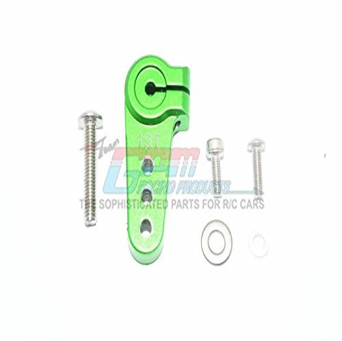 Aluminum Adjustable 15T Servo Horn For LOSI 1:6 4WD Super Baja Rey LOS05013 / Super Baja Rey 2.0 LOS05021 Upgrades - Green