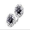 GPM For Traxxas Unlimited Desert Racer 4X4 (#85076-4) Upgrade Parts Aluminum +3mm Hex With Brake Disk With Silver Lining - 1Pr Set Black view 1
