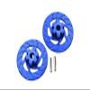 GPM for Traxxas Unlimited Desert Racer 4X4 (#85076-4) Upgrade Parts Aluminum +1mm Hex with Brake Disk - 1Pr Set Blue view 1