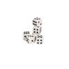 Clown Games - Black and White Dice - 6 Pieces view 2