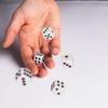 Clown Games - Black and White Dice - 6 Pieces view 4