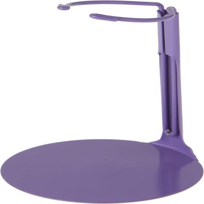 Kaiser Doll Stand 2090 - Purple Pastel Doll Stand 6 1/2" to 11" Dolls, 6-Pack