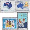 Australia 740,747,748I,766 (Complete.Issue.) unmounted Mint/Never hinged ** MNH 1981 Holiday, APEX, Elizabeth, Behinder (Stamps for Collectors) Ball Games Without Football (Basketball/Handball/b view 1