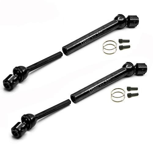 1/10 RC Crawler Driveshaft Center and Outdrives Center Driver Shafts for Axial SCX10 Honcho Dingo D90 TRX4,etc (110~140mm, 2pcs)