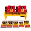 MJR Tumblers Commercial Duty Dual 10lb Barrel (20lb) Rock Tumbler. Capable of Running 18 Barrel Sizes & Combinations. Extreme Quality & Durability. A USA Disabled & Veteran Owned Company w Free Grit view 1