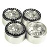 4X 2.2 Alloy Beadlock Wheel Rims w/Hubs for 1/10 RC Wraith D90 35mm Width#7 view 2