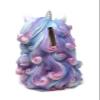 Silver Metallic Horn Unicorn Coin Money Bank Container 5.5 x 5 x 3.5 view 3