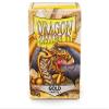 10 Packs Dragon Shield Matte Gold Standard Size 100 ct Card Sleeves Display Case view 1