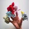 Aimeely Cute Baby Kids Plush Sea Animals Finger Puppets Soft Ocean Educational Toy 10PCS view 2
