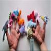 Aimeely Cute Baby Kids Plush Sea Animals Finger Puppets Soft Ocean Educational Toy 10PCS view 3